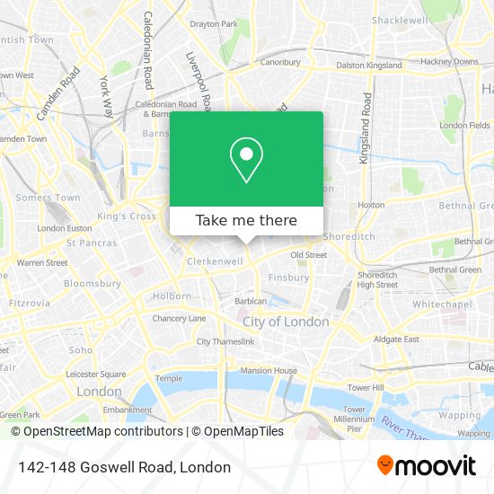 142-148 Goswell Road map