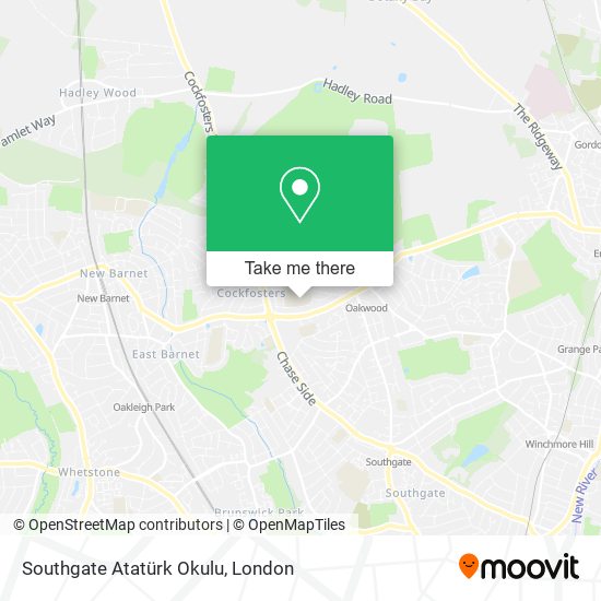 Southgate Atatürk Okulu map