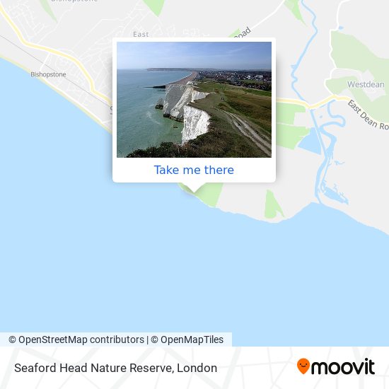 Seaford Head Nature Reserve map