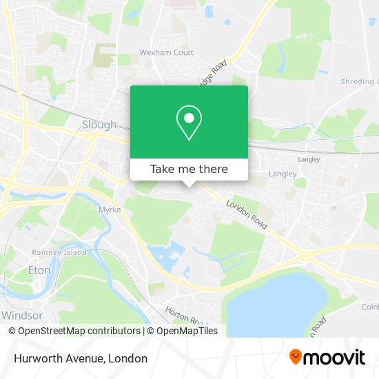 Hurworth Avenue map