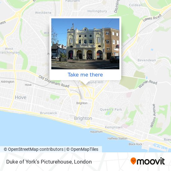 Duke of York's Picturehouse map