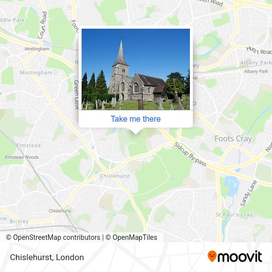 Chislehurst map