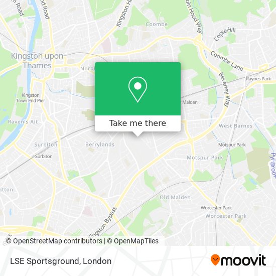 LSE Sportsground map