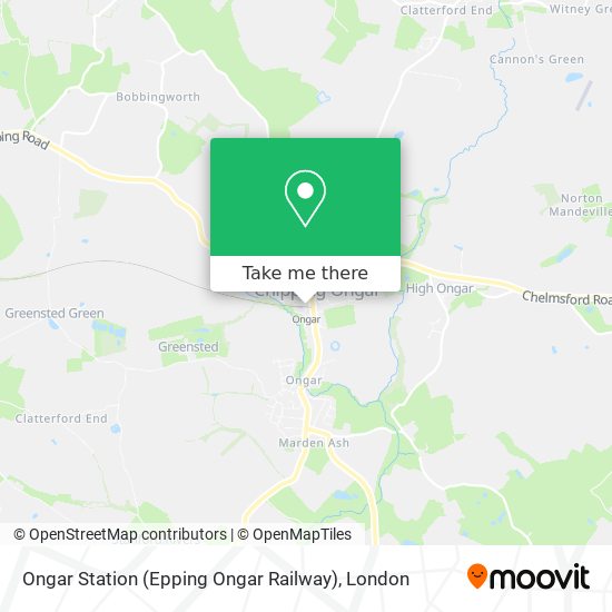 Ongar Station (Epping Ongar Railway) map