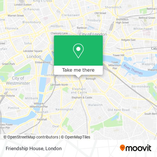 Friendship House map