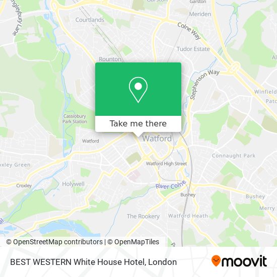 BEST WESTERN White House Hotel map