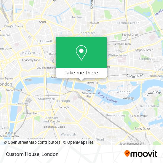 Custom House map