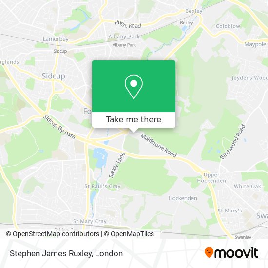 Stephen James Ruxley map