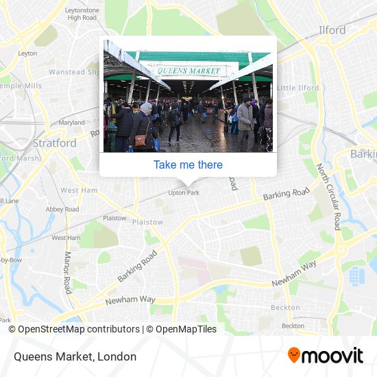 Queens Market map