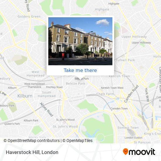 Haverstock Hill map