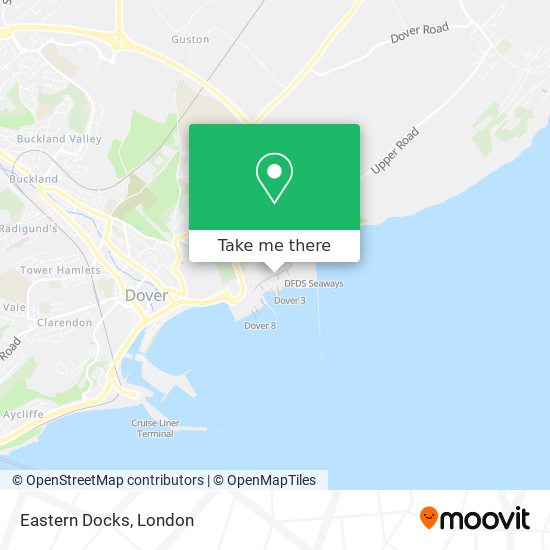 Eastern Docks map