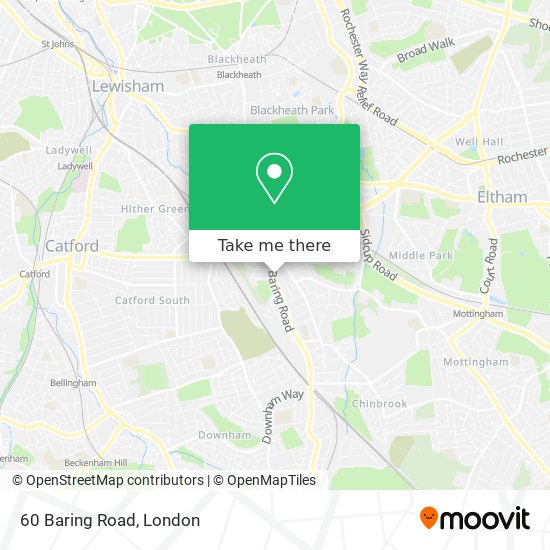 60 Baring Road map