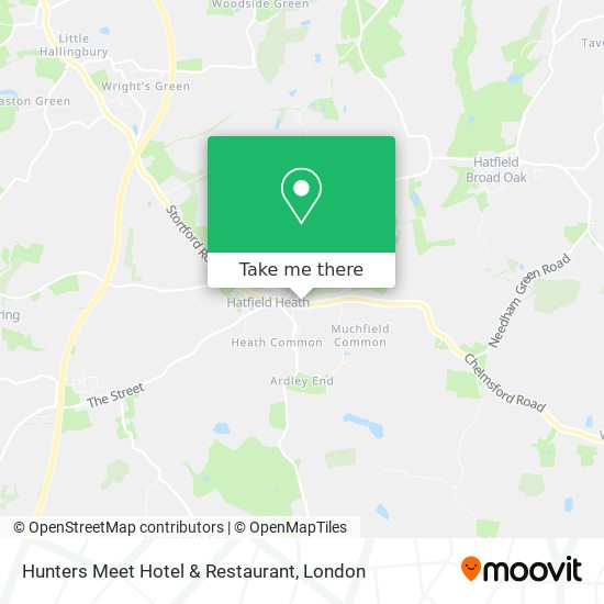 Hunters Meet Hotel & Restaurant map