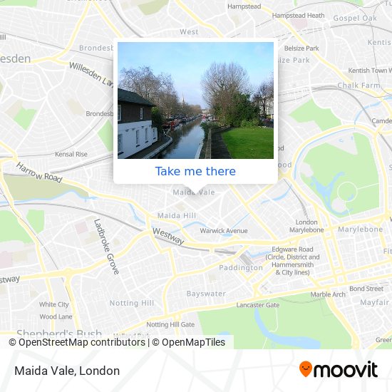 Maida Vale map