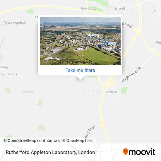 Rutherford Appleton Laboratory map