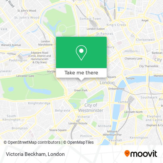Victoria Beckham map