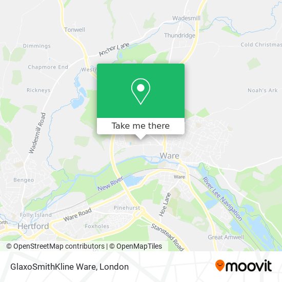 GlaxoSmithKline Ware map