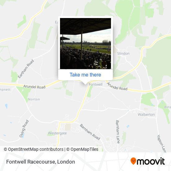 Fontwell Racecourse map