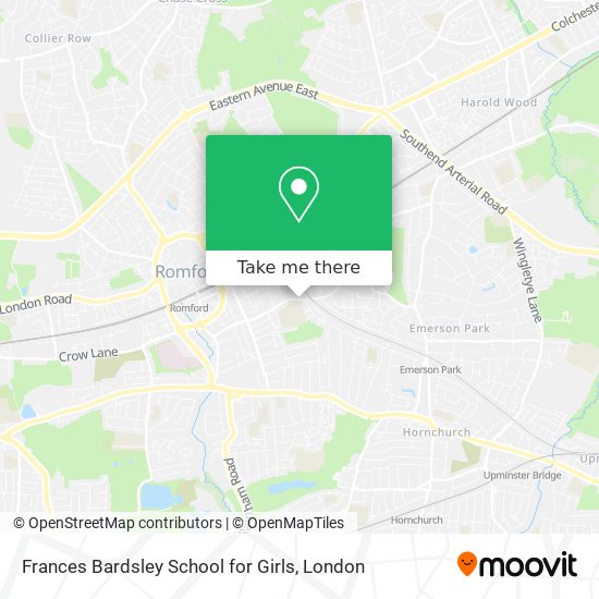 Frances Bardsley School for Girls map