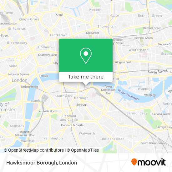 Hawksmoor Borough map
