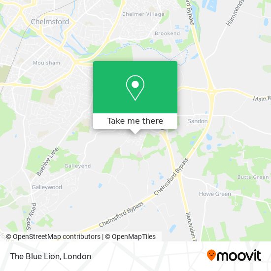 The Blue Lion map