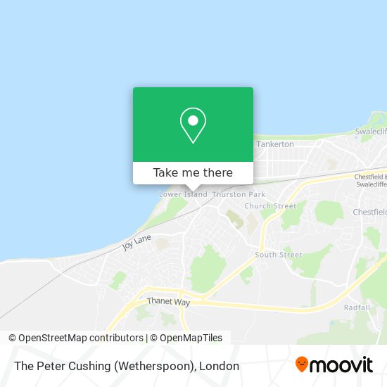 The Peter Cushing (Wetherspoon) map