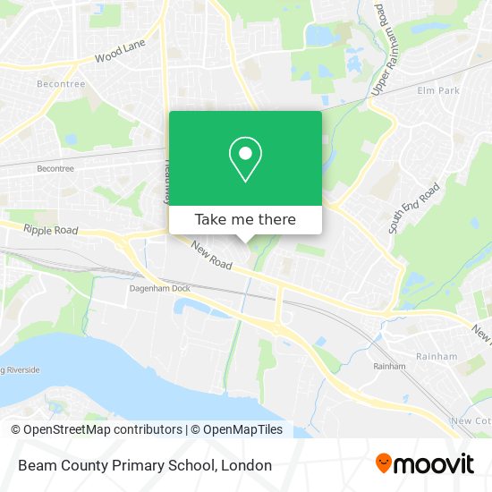 Beam County Primary School map