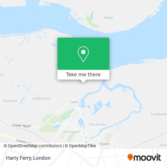Harty Ferry map