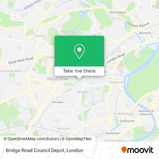 Bridge Road Council Depot map