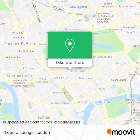 L'opera Lounge map