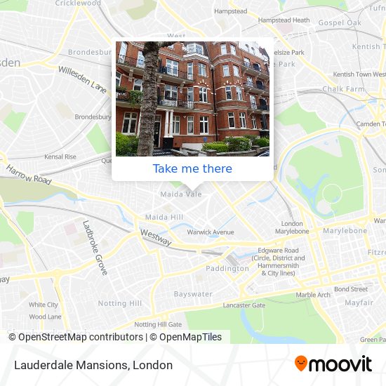 Lauderdale Mansions map