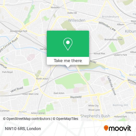 NW10 6RS map