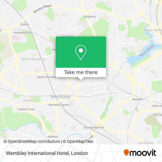 Wembley International Hotel map