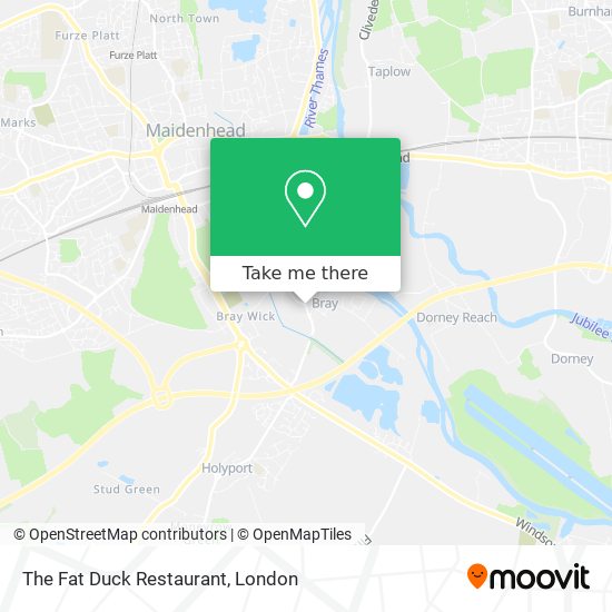 The Fat Duck Restaurant map