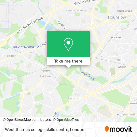 West thames college skills centre map