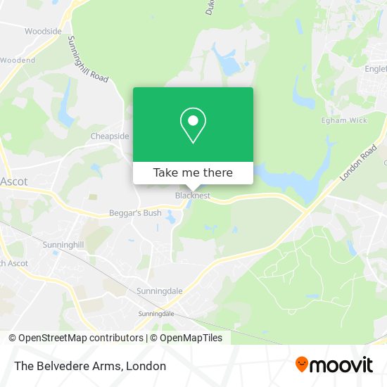 The Belvedere Arms map