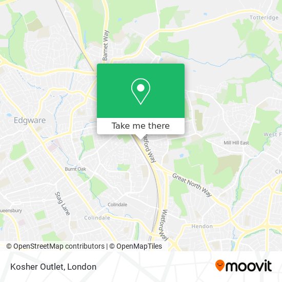 Kosher Outlet map