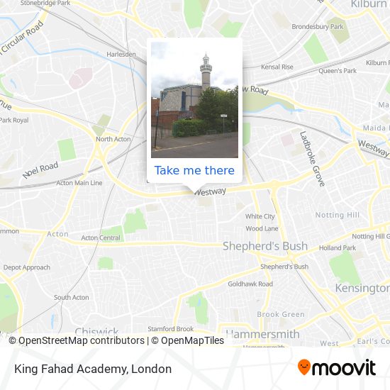 King Fahad Academy map