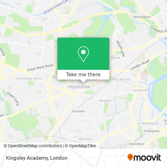 Kingsley Academy map