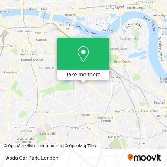 Asda Car Park map
