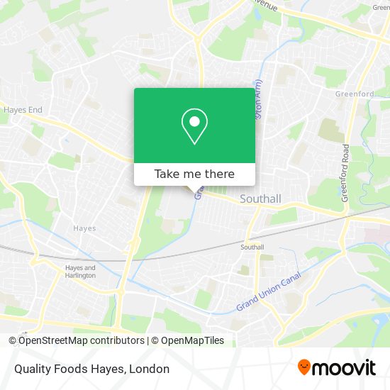 Quality Foods Hayes map