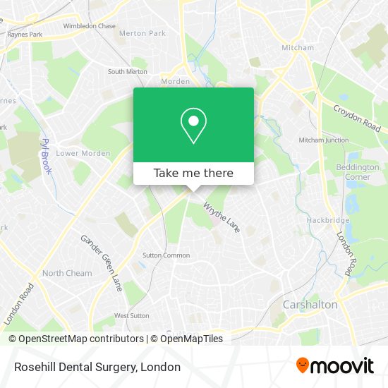 Rosehill Dental Surgery map