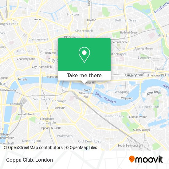 Coppa Club map