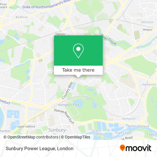 Sunbury Power League map