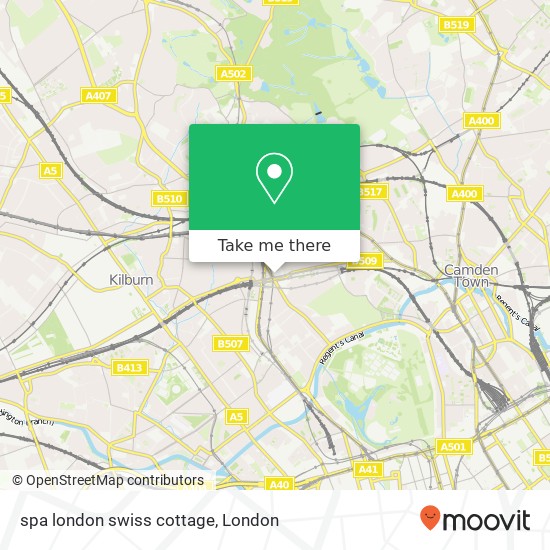 spa london swiss cottage map