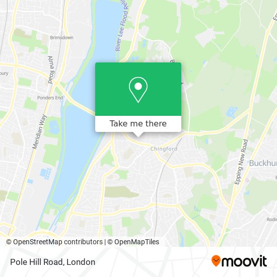 Pole Hill Road map