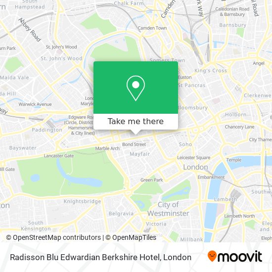 Radisson Blu Edwardian Berkshire Hotel map