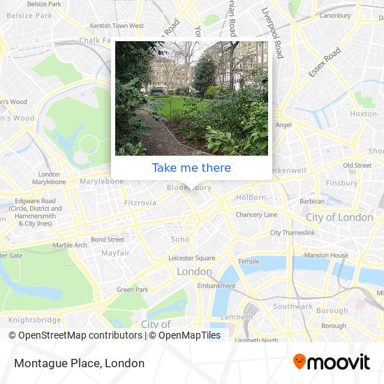 Montague Place map