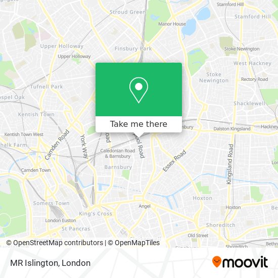 MR Islington map