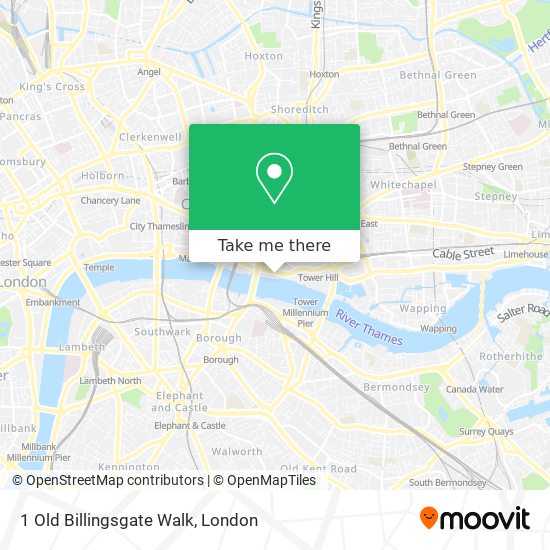 1 Old Billingsgate Walk map